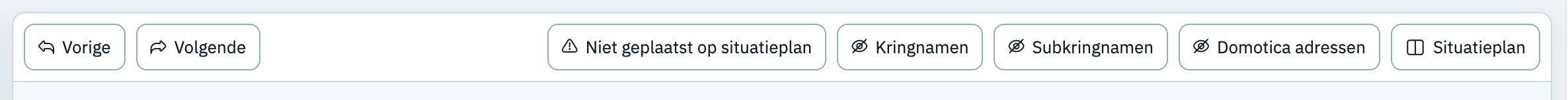 werkbalk eendraadschema